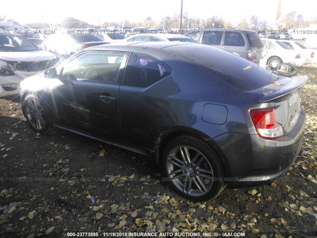 JTKJF5C76C3035629 - 2012 TOYOTA SCION TC 灰色 照片 3