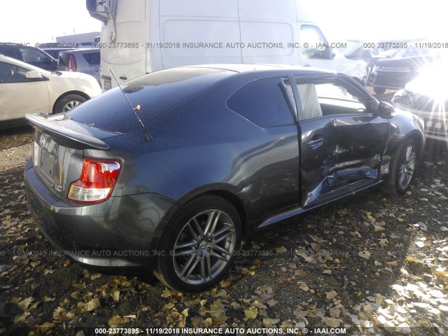 JTKJF5C76C3035629 - 2012 TOYOTA SCION TC 灰色 照片 4