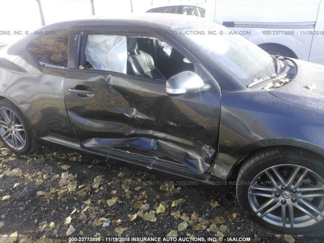 JTKJF5C76C3035629 - 2012 TOYOTA SCION TC 灰色 照片 6
