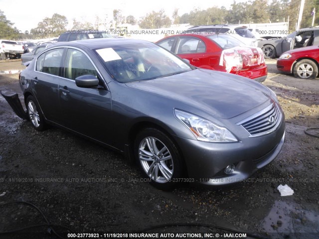 JN1CV6AR8DM762184 - 2013 INFINITI G37 GRAY photo 1