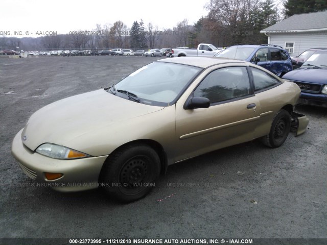 1G1JC1248X7109429 - 1999 CHEVROLET CAVALIER RS GOLD photo 2