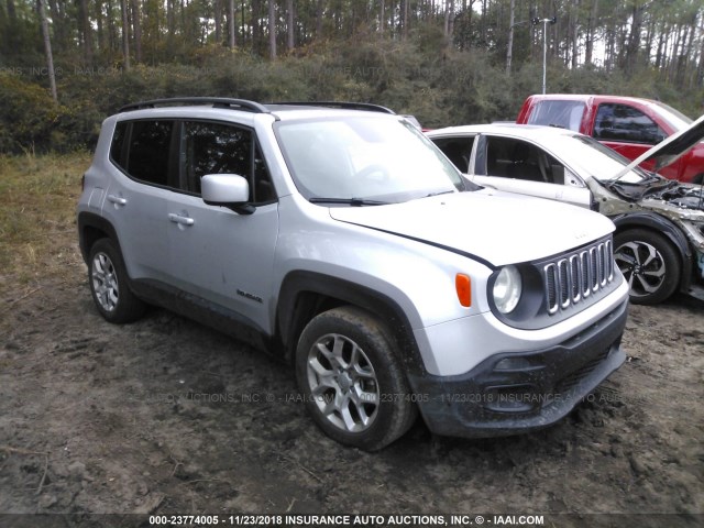 ZACCJABT2GPD71964 - 2016 JEEP RENEGADE LATITUDE SILVER photo 1