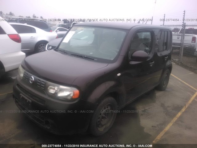 JN8AZ2KR2BT211000 - 2011 NISSAN CUBE S/SL/KROM BURGUNDY photo 2