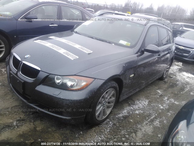 WBAVT13566KW22574 - 2006 BMW 325 XIT GRAY photo 2