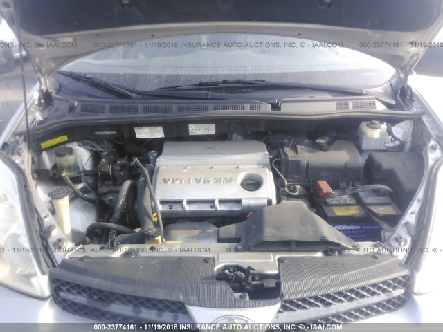 5TDZA23C64S165785 - 2004 TOYOTA SIENNA CE/LE SILVER photo 10