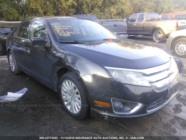 3FADP0L33AR146841 - 2010 FORD FUSION HYBRID BLACK photo 1