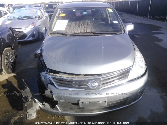 3N1BC1CP6CL364707 - 2012 NISSAN VERSA S/SL SILVER photo 6