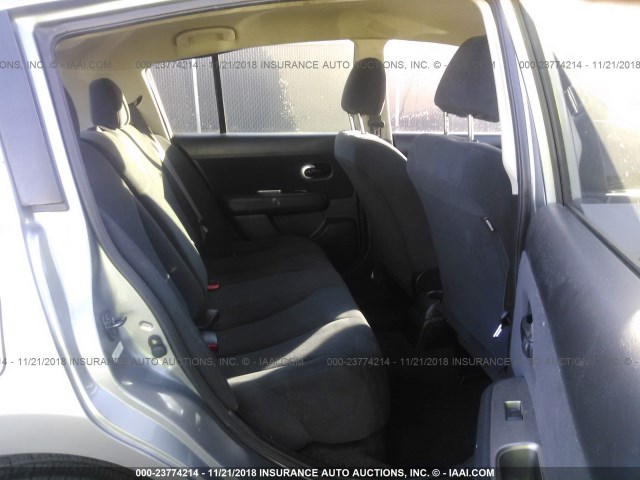 3N1BC1CP6CL364707 - 2012 NISSAN VERSA S/SL SILVER photo 8