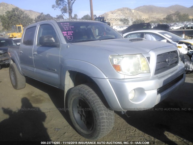 3TMLU42N08M014653 - 2008 TOYOTA TACOMA DOUBLE CAB 银色 照片 1