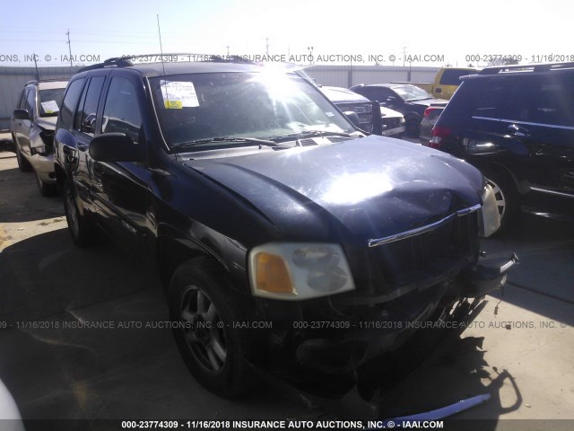 1GKDS13S242176805 - 2004 GMC ENVOY BLACK photo 1