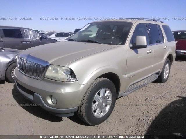 5LMEU68H35ZJ25691 - 2005 LINCOLN AVIATOR 棕色 照片 2