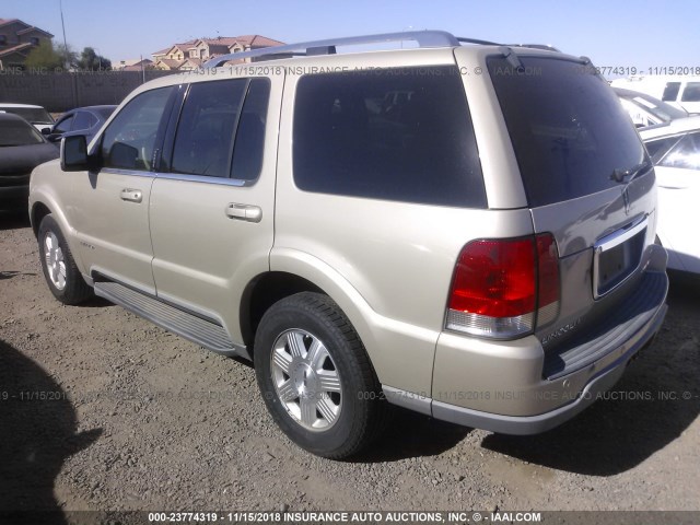 5LMEU68H35ZJ25691 - 2005 LINCOLN AVIATOR 棕色 照片 3