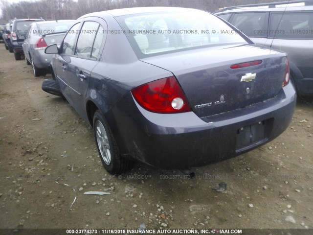 1G1AL55F967781535 - 2006 CHEVROLET COBALT LT PURPLE photo 3