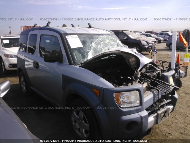 5J6YH28625L003420 - 2005 HONDA ELEMENT EX SILVER photo 1