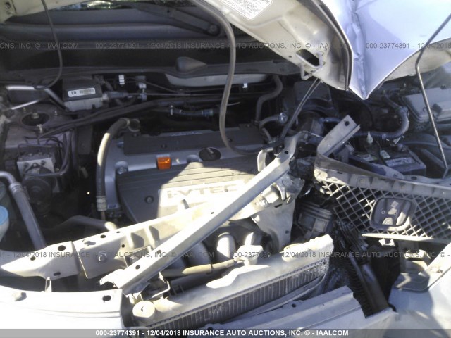 5J6YH28625L003420 - 2005 HONDA ELEMENT EX SILVER photo 10