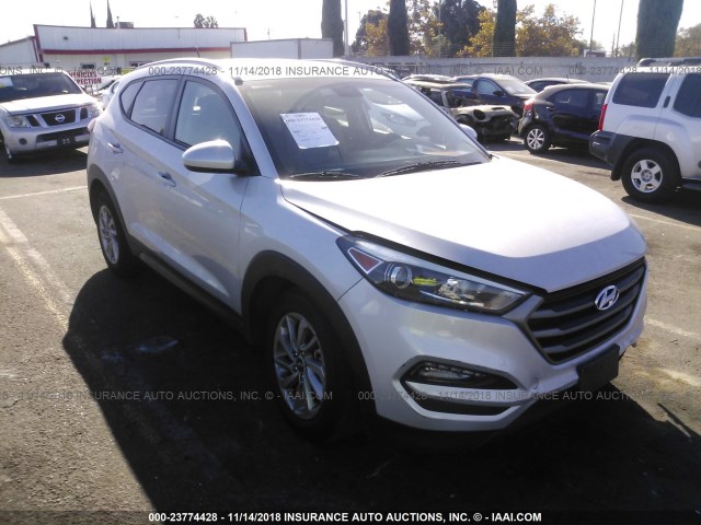 KM8J33A40GU110916 - 2016 HYUNDAI TUCSON LIMITED/SPORT AND ECO/SE SILVER photo 1