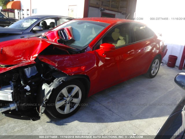 1C3CDFBB9GD766383 - 2016 DODGE DART SXT RED photo 2