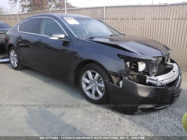 19UUA8F55CA036461 - 2012 ACURA TL GRAY photo 1