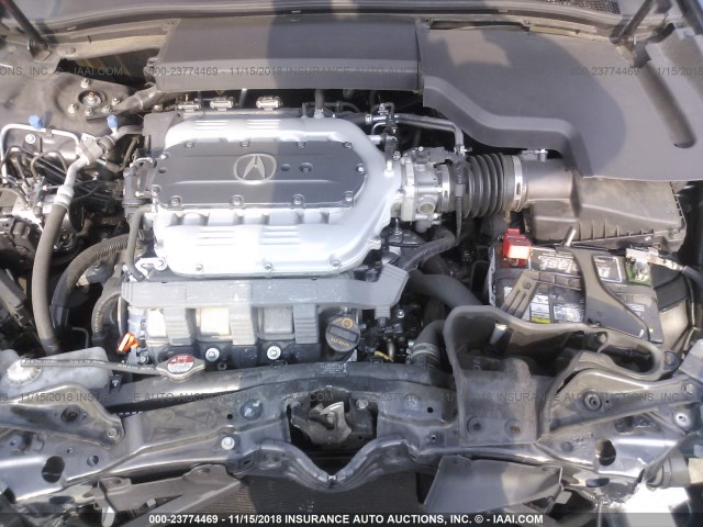 19UUA8F55CA036461 - 2012 ACURA TL GRAY photo 10