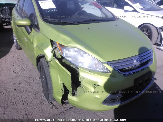 3FADP4BJ4BM204980 - 2011 FORD FIESTA SE GREEN photo 6