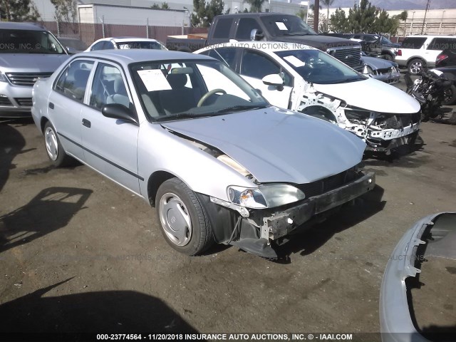 2T1BR12E0YC317629 - 2000 TOYOTA COROLLA VE/CE/LE SILVER photo 1