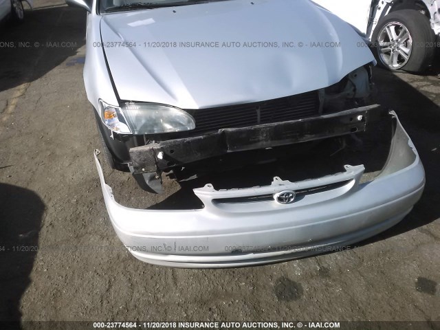 2T1BR12E0YC317629 - 2000 TOYOTA COROLLA VE/CE/LE SILVER photo 6