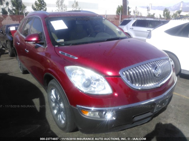 5GAKRCED0CJ347940 - 2012 BUICK ENCLAVE RED photo 1