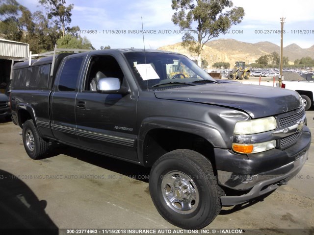 1GCHC29U61E325851 - 2001 CHEVROLET SILVERADO C2500 HEAVY DUTY GRAY photo 1