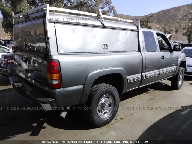 1GCHC29U61E325851 - 2001 CHEVROLET SILVERADO C2500 HEAVY DUTY GRAY photo 4