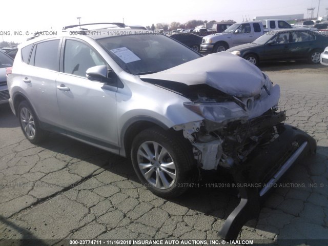 2T3DFREV1DW121792 - 2013 TOYOTA RAV4 LIMITED SILVER photo 1