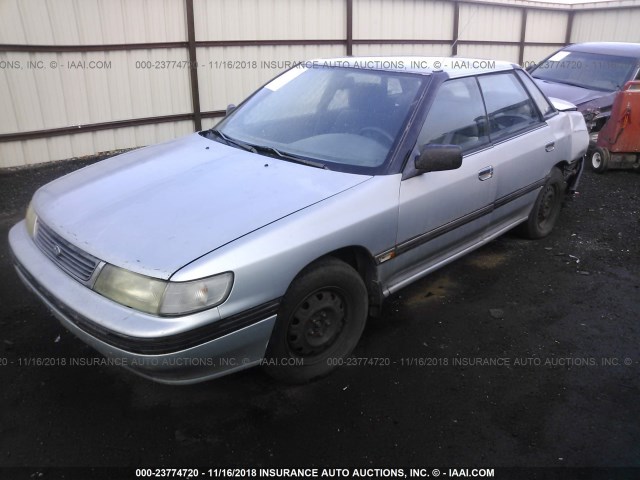 4S3BC633XP1645638 - 1993 SUBARU LEGACY L BLUE photo 2