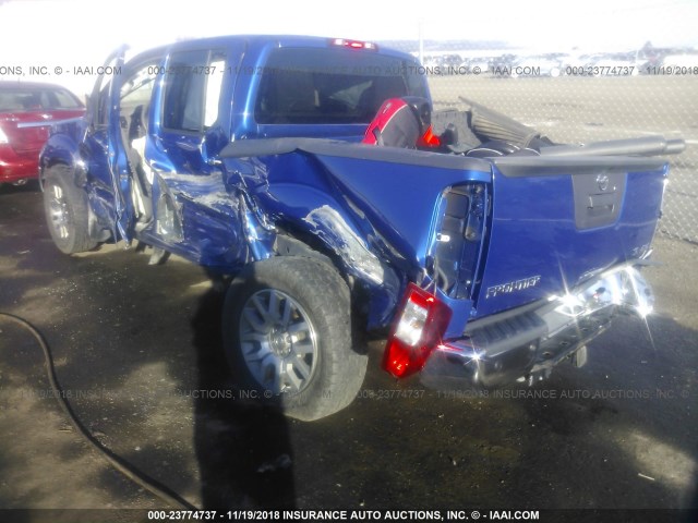 1N6AD0EV4DN714006 - 2013 NISSAN FRONTIER S/SV/SL/PRO-4X BLUE photo 3