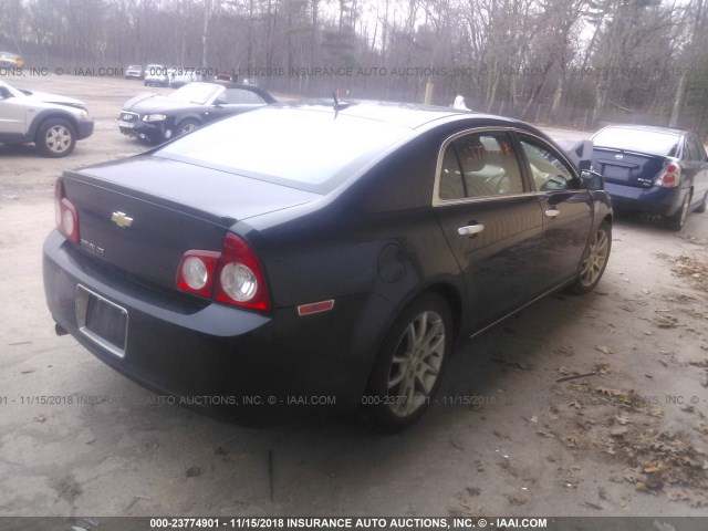 1G1ZE5E16BF263996 - 2011 CHEVROLET MALIBU LTZ შავი ფოტო 4