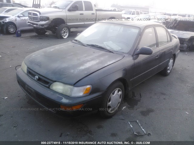 1NXBB02E1VZ589244 - 1997 TOYOTA COROLLA DX GREEN photo 2