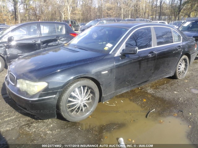 WBAGN634X3DR09391 - 2003 BMW 745 LI BLACK photo 2