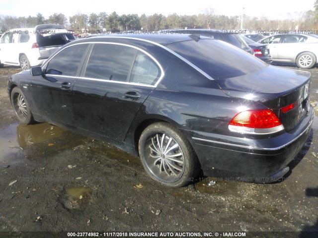 WBAGN634X3DR09391 - 2003 BMW 745 LI BLACK photo 3