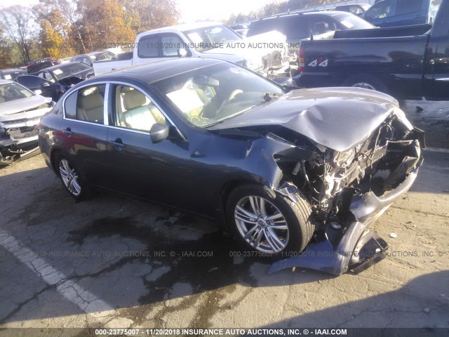 JN1CV6AP6BM305479 - 2011 INFINITI G37 SPORT BLUE photo 1