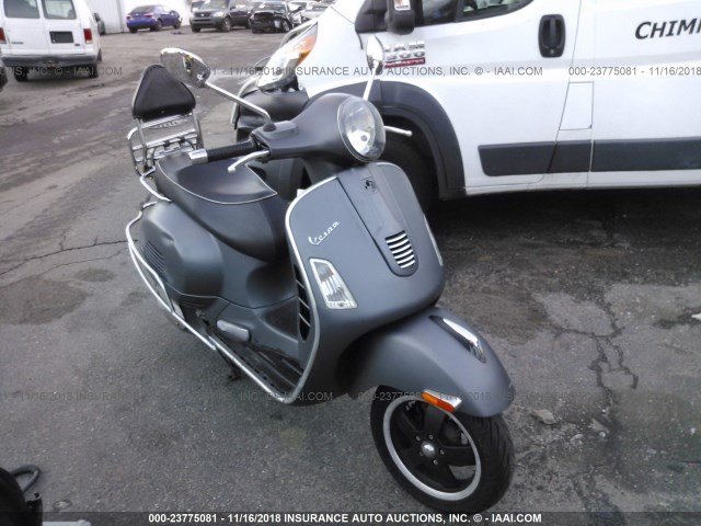 ZAPM459LXC5702266 - 2012 VESPA GTS 300 SUPER GRAY photo 1