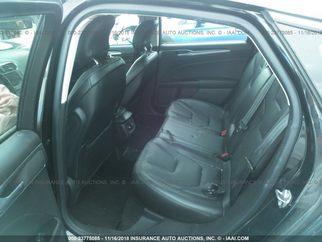 3FA6P0K90ER330929 - 2014 FORD FUSION TITANIUM BLACK photo 8