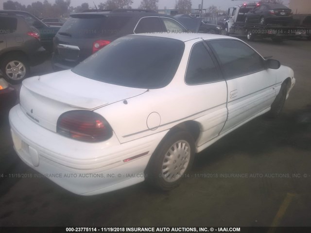 1G2NE12MXVC838088 - 1997 PONTIAC GRAND AM SE WHITE photo 4