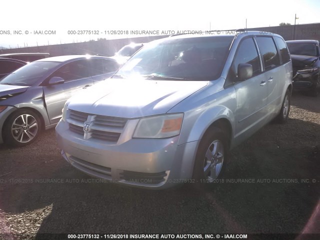 1D8HN44E19B508143 - 2009 DODGE GRAND CARAVAN SE SILVER photo 2