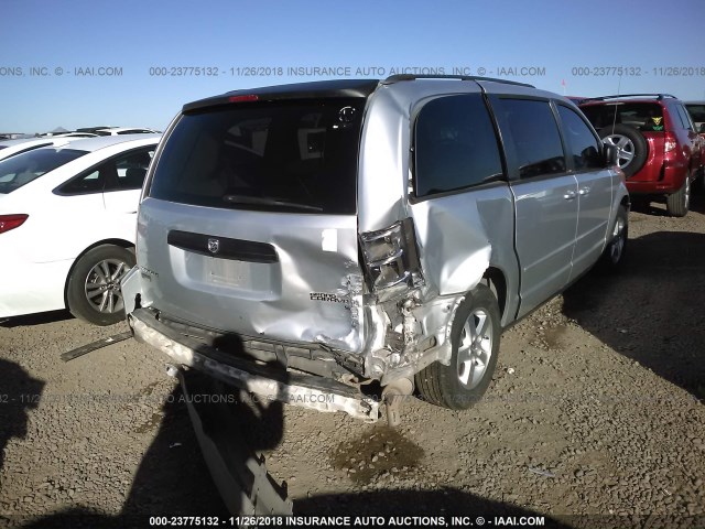 1D8HN44E19B508143 - 2009 DODGE GRAND CARAVAN SE SILVER photo 4