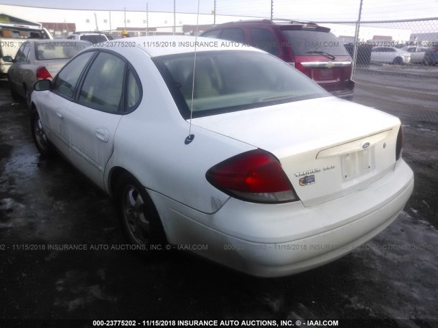 1FAFP55U34G202459 - 2004 FORD TAURUS SES WHITE photo 3