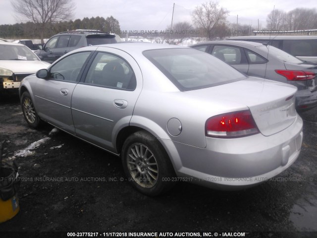 1C3EL46X54N169906 - 2004 CHRYSLER SEBRING LX SILVER photo 3