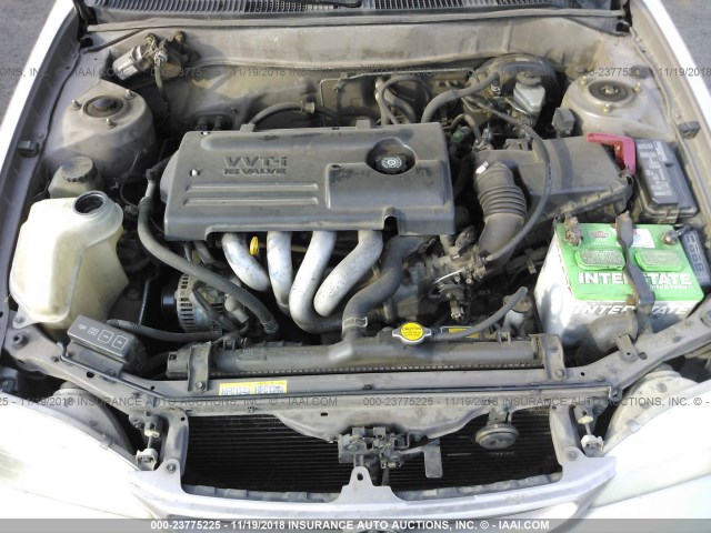 1NXBR12E2YZ354177 - 2000 TOYOTA COROLLA VE/CE/LE 金色 照片 10