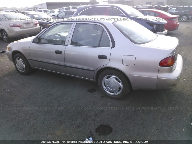 1NXBR12E2YZ354177 - 2000 TOYOTA COROLLA VE/CE/LE 金色 照片 3