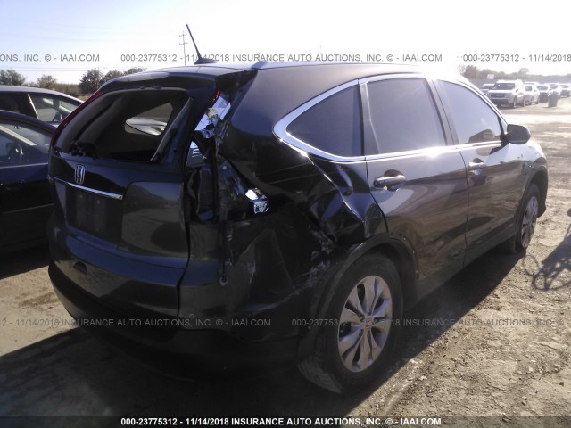 2HKRM3H78EH531214 - 2014 HONDA CR-V EXL GRAY photo 4