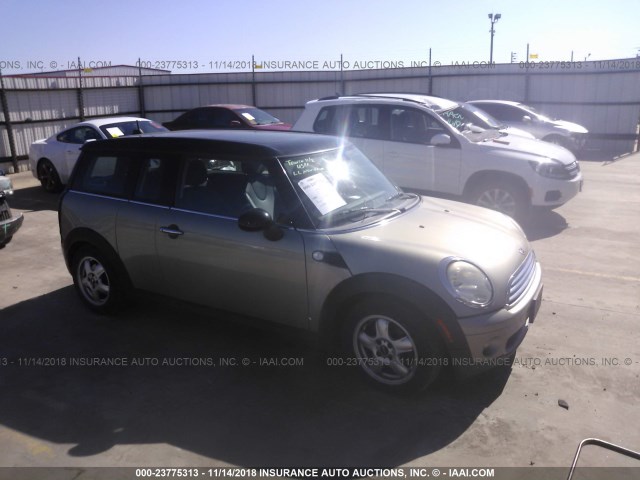 WMWML33509TX35233 - 2009 MINI COOPER CLUBMAN GOLD photo 1