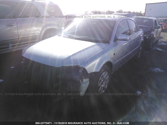 WVWPD63B43P195096 - 2003 VOLKSWAGEN PASSAT GLS SILVER photo 2