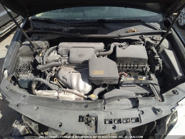 4T1BF1FK6DU668353 - 2013 TOYOTA CAMRY L/SE/LE/XLE BLACK photo 10